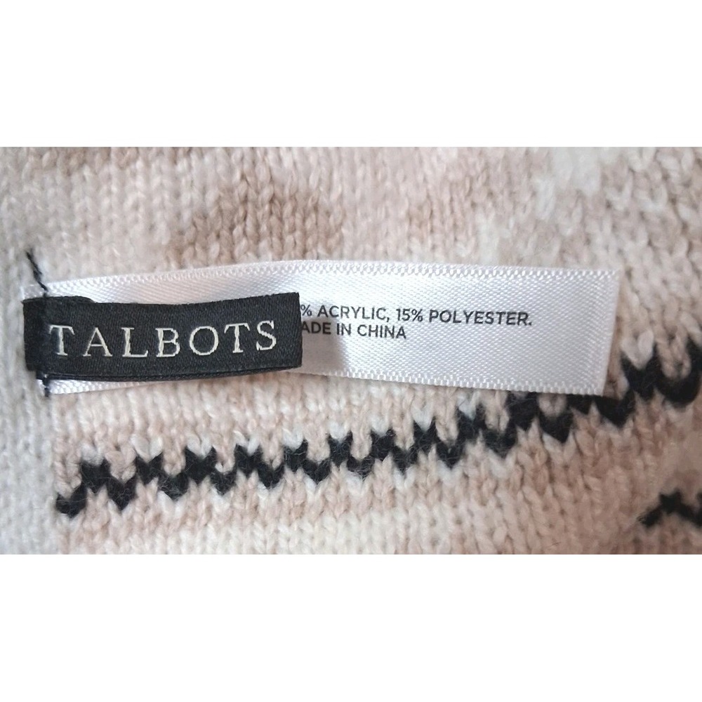 Talbots Christmas Print Scarf Outdoors Hiking Winter - Picture 6 of 9